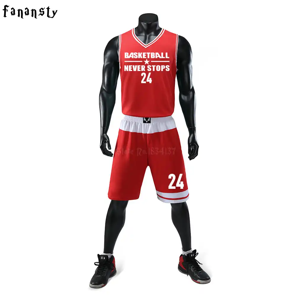 Men Basketball Uniforms Sets Mens 