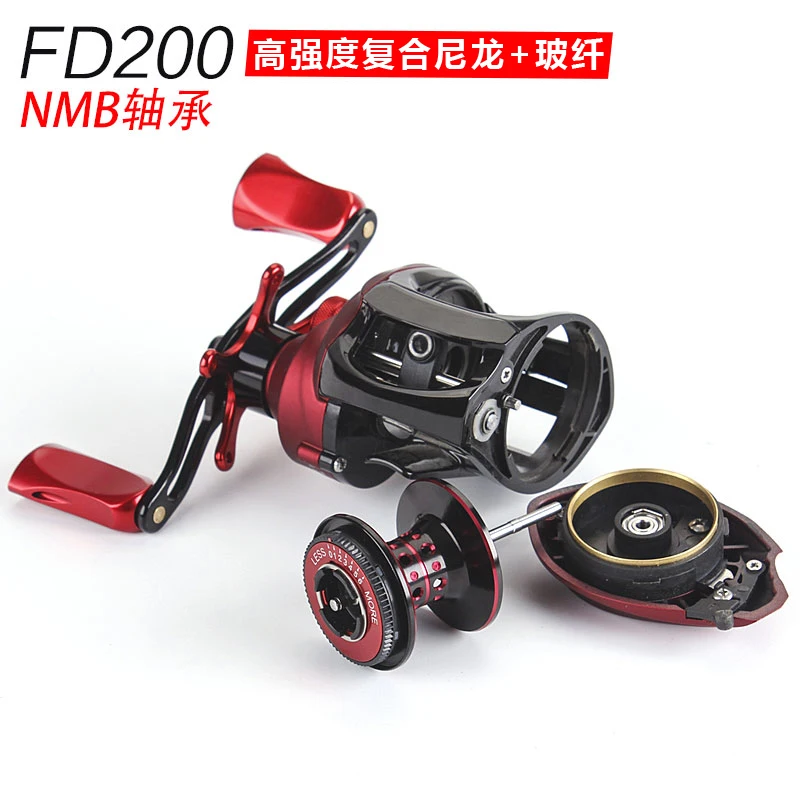 

Free Shipping 13+1BB Ball Bearings Left/Right Hand Bait Casting Carp Fishing Reel High Speed Baitcasting Pesca 6.3:1