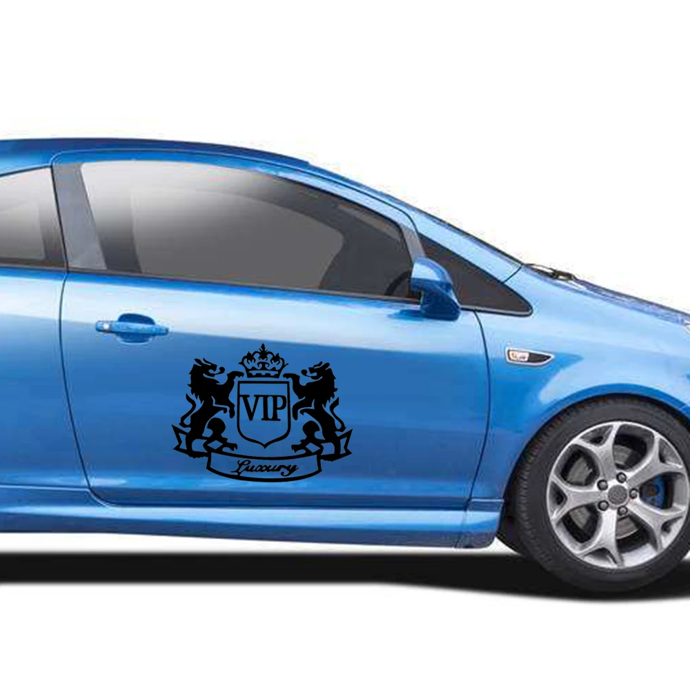 Забавные мультяшные наклейки для автомобиля VIP The Lion 1 шт. JDM Наклейка на окно