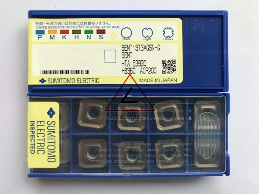 

SEMT13T3AGSN-G ACP200 10pcs Original Japan Sumitomo Cutting Tool