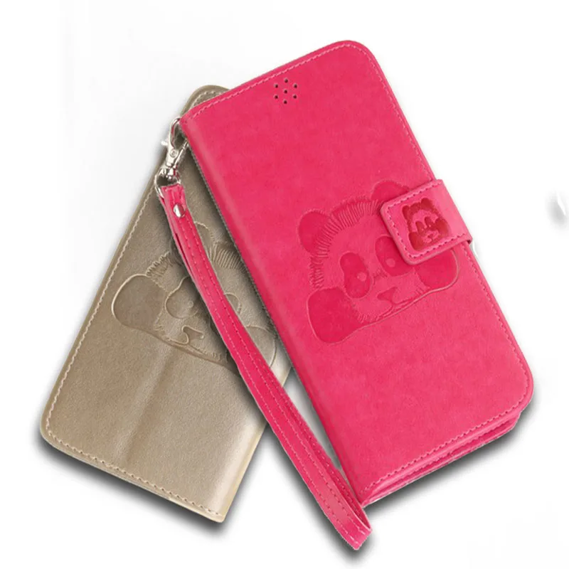 Cute Panda Case for Oneplus 3t Cover One Plus 3 Coque PU Leather Flip Wallet a3003 Phone Bag | Мобильные телефоны и