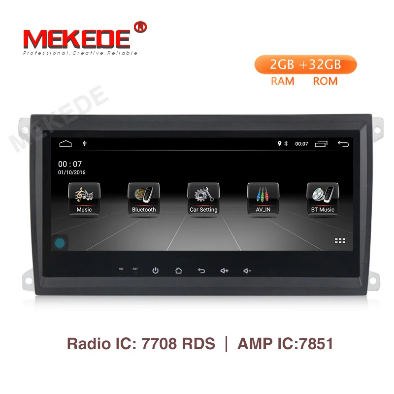 

MEKEDE 8.8"Android 9.1 Car DVD GPS Car multimedia Player For Porsche Cayenne 2002-2009 Car Radio GPS Navigation NO DVD