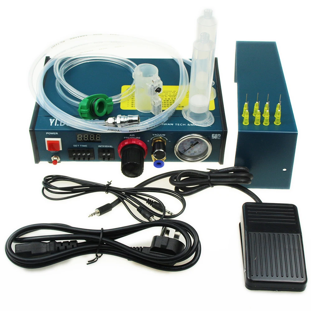 Glue Dispenser machine Liquid Semi Automatic Dispensing 983A 220V Auto Glue Dispenser 983A
