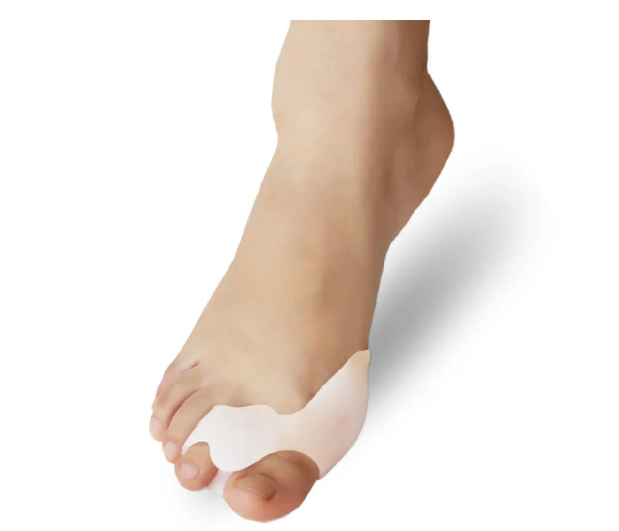 Силиконовый вальгус палец ноги разделитель для коррекции Установить ночь с ортезом обуви аксессуары дышащая Абсорбирующая стелька