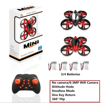 

RH808/RH808HW Mini Drone with 0.3MP Camera Altitude Hode RC Quadcopter with Camera Toy 2.4G RC Helicopter 6 Axis VS H36 E010