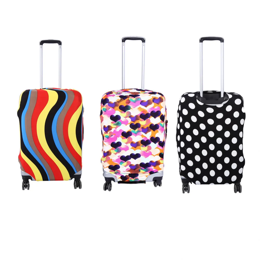 3 Patterns Elastic Dust proof Travel Suitcase Protective Cover Luggage ...