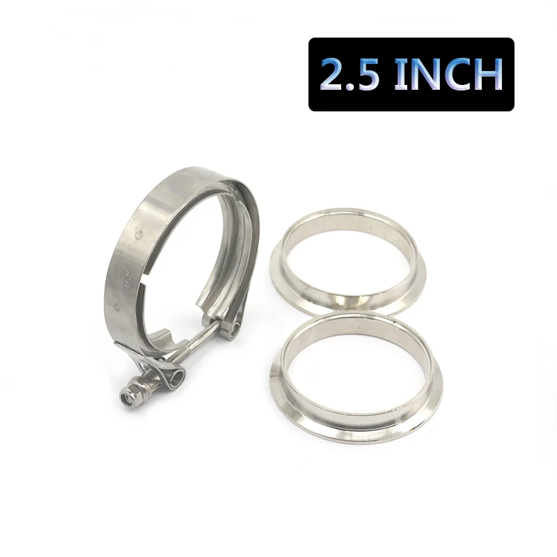 Prix pour Universal Amélioré 2.5 pouce Auto Pièces V-collier de serrage kit pour Turbo, tuyaux d'échappement Turbo Tuyau de Descente D'échappement Pince V bande Prix pour Universal Amélioré 2.5 pouce Auto Pièces V-collier de serrage kit pour Turbo, tuyaux d'échappement Turbo Tuyau de Descente D'échappement Pince V bande