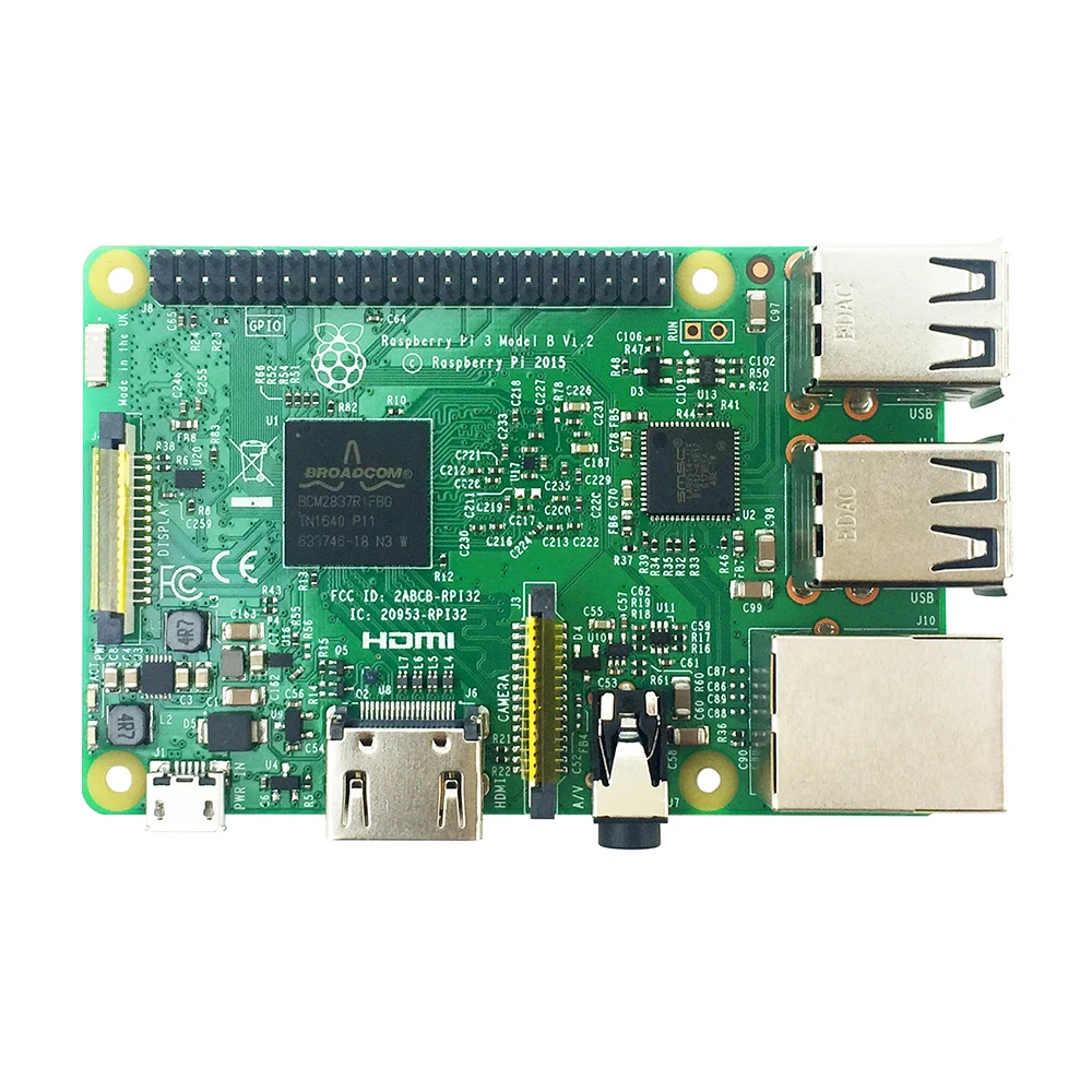 Raspberry Pi 3 kit Model B + чехол штепсельная вилка европейского стандарта USB кабель карта