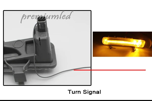 OEM подходит белый/янтарный Switchback светодиодный дневные ходовые огни w/указатели поворота точный подходит для 2011- Ford Edge