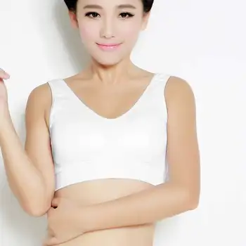 

Fashion Sexy Women Crop Top Cropped Padded Bra Tank Tops Vest Fitness Stretch Women's Tanks Summer Solid Camisole Tanks Vest