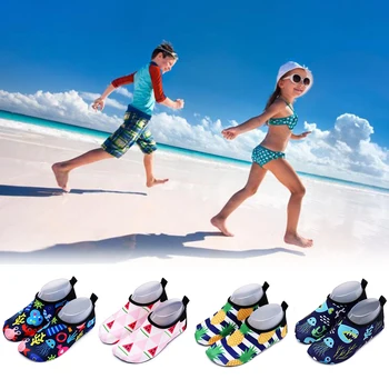 

Hot Summer Kid Diving Shoes Unisex Beach Swimming Water Anti Slip Sport Shoes Yoga Fitness Dance Surfing Underwater Shoes Q35