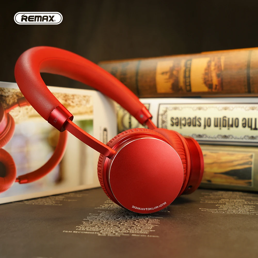

Remax noise cancelling bluetooth headphones with microphone wireless headset bluetooth for Iphone Samsung Xiaomi Huawei