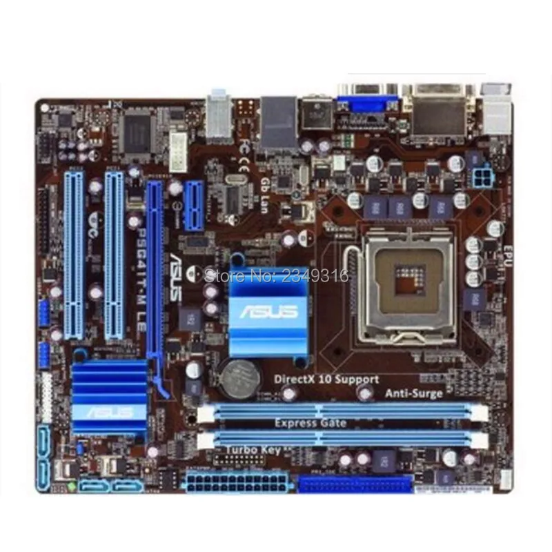 Для ASUS P5G41T M LE б/у Оригинал материнская плата разъем LGA 775 DDR3 G41 рабочего
