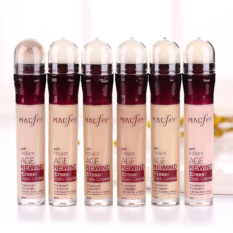 

Perfect Cover Face Concealer Cream 6 Colors Pro Concealer Make-Up Long-Lasting Makeup Waterproof Concealer Cushion Eraser Pen