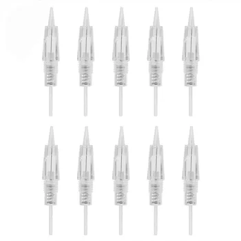 

30pcs/lot Premium Charmant Machine Disposable 8mm Screw Tattoo Needles Cartridges Blades Tips For Permanent Makeup