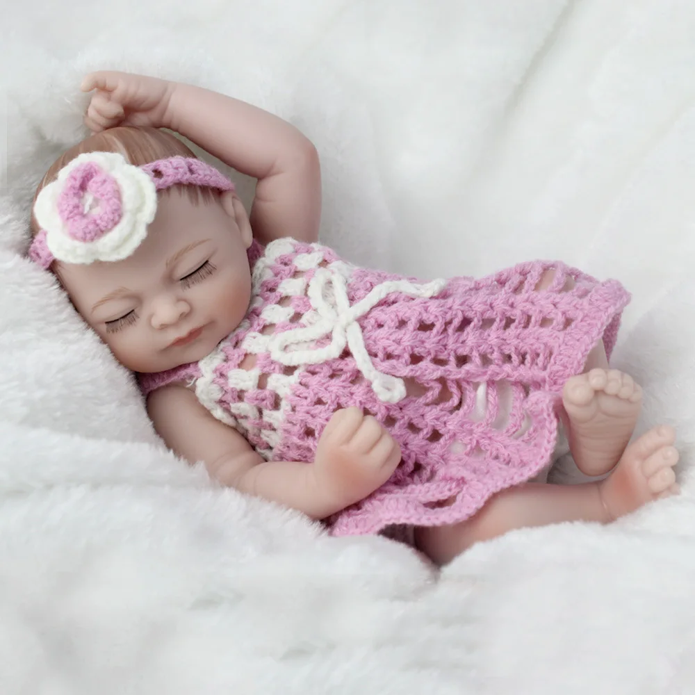 

28cm NPKDOLL High Simulation Lifelike Reborn Baby Doll Girl Bath Cute Dolls Toys for Children Girl Toy for Kids New Born Bebe
