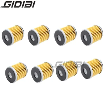 

8 Pcs Motorcycle Oil Filter For YP125 R X-Max Sport39D 2006-2014 YP125 RA X-Max ABS 2011-2014