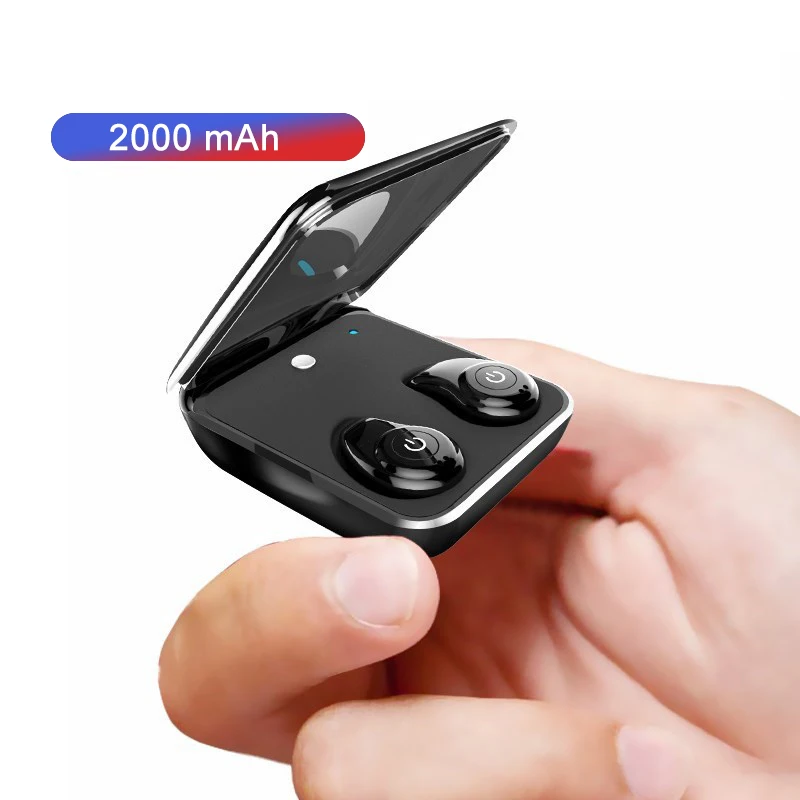 

Portable TWS Bluetooth 4.2 Headset Wireless Mini Bluetooth Double Stereo Earphone Sports +charging bin Headphones For iphone