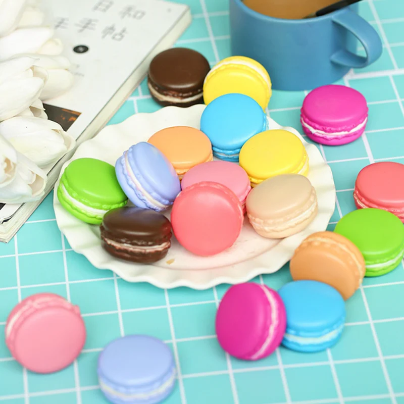 2 шт./лот 5 см Macarons имитация хлеба INS реквизит для фотосъемки продуктов выпечки аксессуары для фотосъемки фон DIY украшения