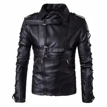 Top Quality Men Motorcycle font b Leather b font font b Jackets b font font b