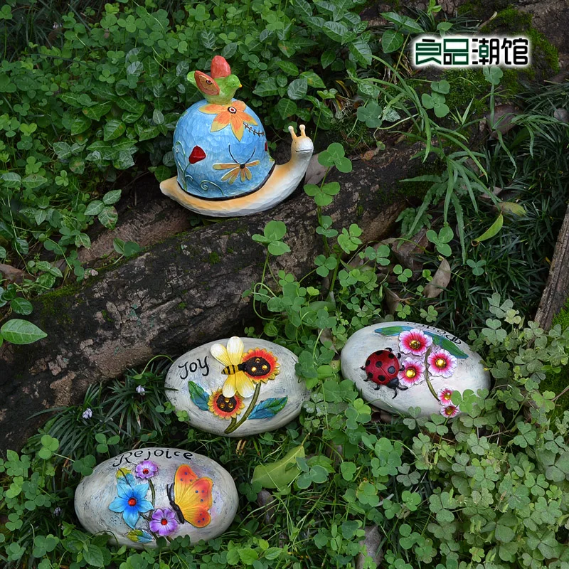 Садовая вилла двора питомник открытый лягушка черепаха белка Смола Украшение