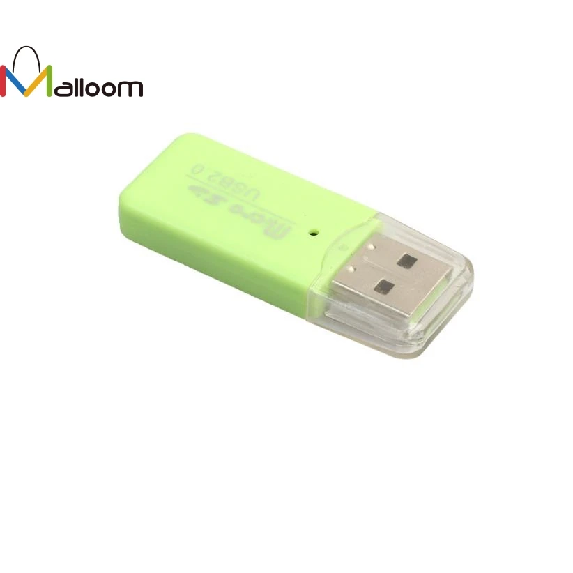 Malloom Новое поступление SD Card Reader высокой Скорость Mini USB 2,0 Micro SD TF T-Flash чтения карт памяти адаптер#40