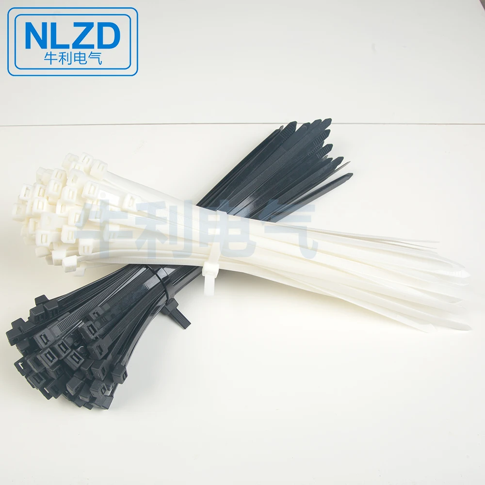 On Sale! 370mm Plastic Cable Ties Width 4.8mm 250Pcs/pack Nylon Wires