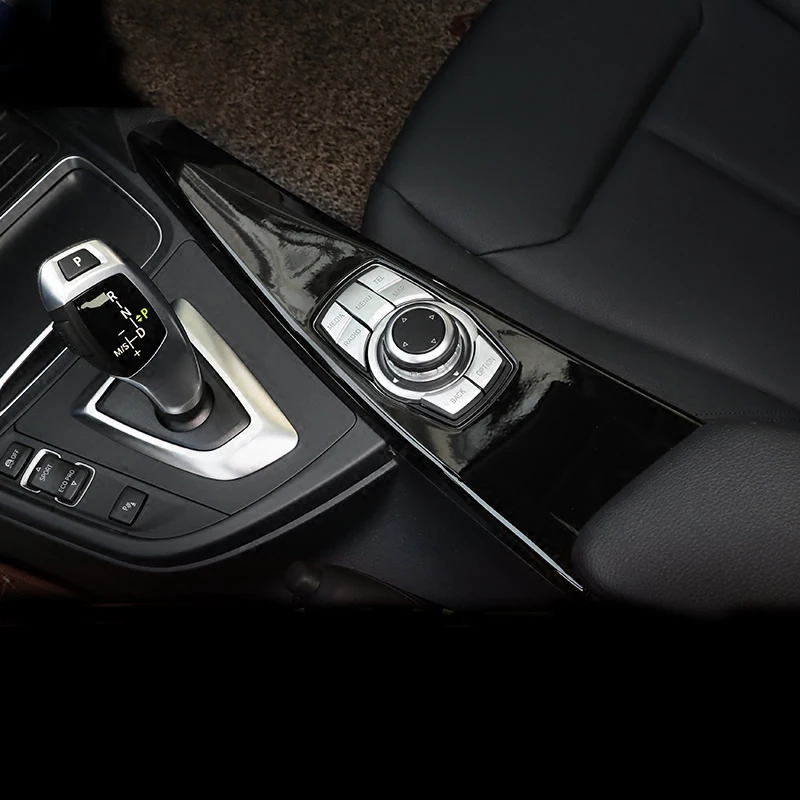 Автомобиль внутренняя центральной консоли мультимедиа панель регулировки накладка в блестках наклейка в виде полосы для BMW 3 4 серии 3GT F30 F31 F32 F34 F36