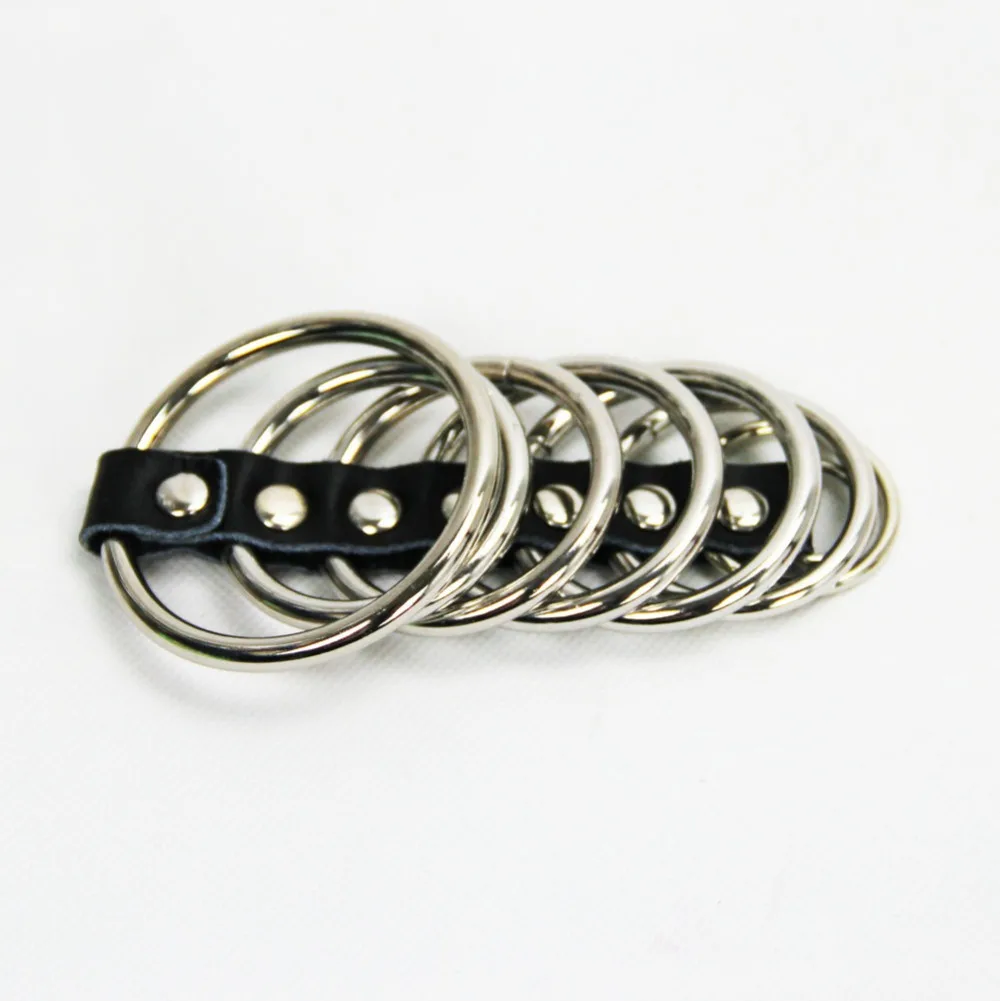 hc086cock ring fine delay penis holder steel Fetish (3)