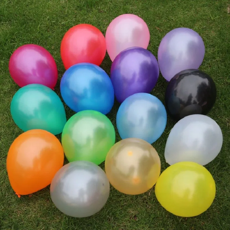 100 шт. 10 дюймов 1,2 г Латекс Pearl воздушные шары Свадебные для вечеринки, дня рождения Декор детей игрушки подарки Globos
