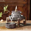 Retro Ceramic Waterfall Backflow Incense Burner Censer Holder Aromatherapy Furnace Ceramic Ornaments Home Tearoom Decoration ► Photo 2/6