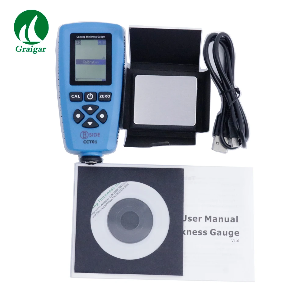 

CCT01 Three probe modes: auto, magnetic and eddy current