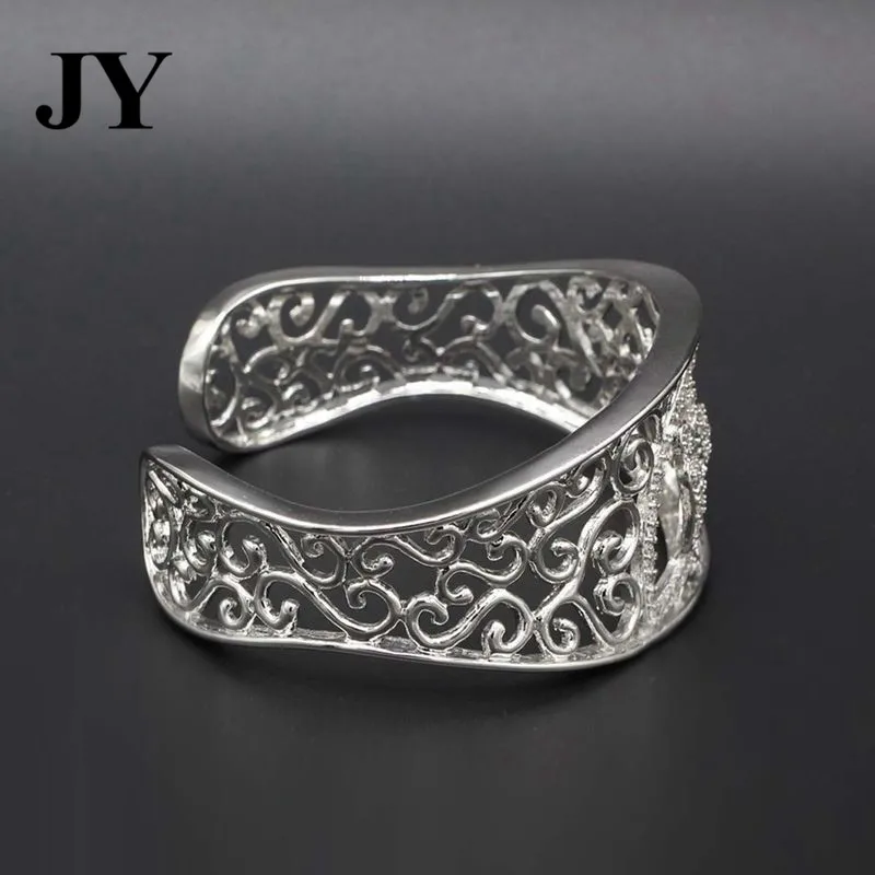 JY Новая мода Серебряный Цвет Браслеты для Для женщин Best любовь подарок друг Шарм