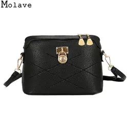 Molave сумки Сумка Для женщин сумка из мягкой кожи Курьерские Сумки Женский Crossbody дамы плеча для Для женщин сумки DEC5