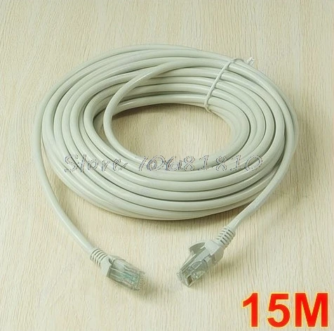 

50FT 15M RJ45 CAT5 CAT5E Ethernet Internet LAN Network Cord Cable Drop Shipping