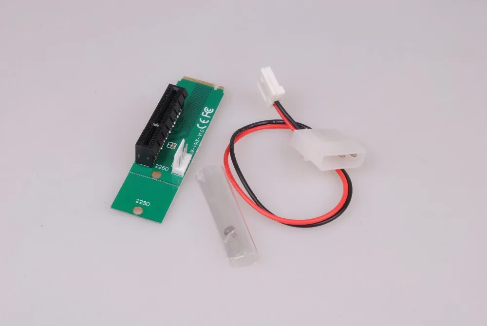 SP Бесплатная доставка NGFF M2 на PCI e 4x слот Riser Card M key M.2 SSD порт в Express адаптер