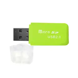 Новое поступление творческий Card Reader мини высокой Скорость USB 2,0 Card Reader Поддержка TF MicroSD карты памяти мобильного для Windows PC
