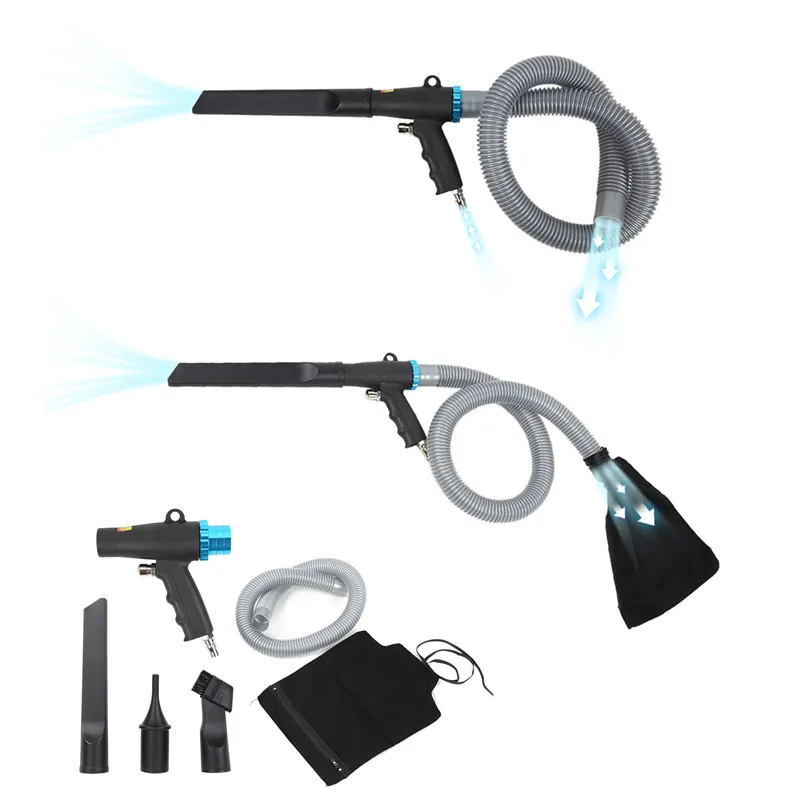 

2 In 1 High Pressure Air Duster Compressor Blow / Suction Gun Pistol Type Pneumatic Cleaning Tool Energy-saving High Quality