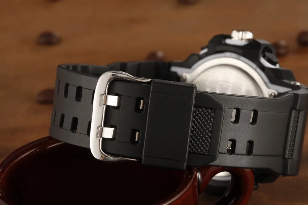 Relogio Masculino OHSEN мужские спортивные часы аналогово-цифровые часы мужские водонепроницаемые Двухъядерные светодиодный кварцевые наручные часы