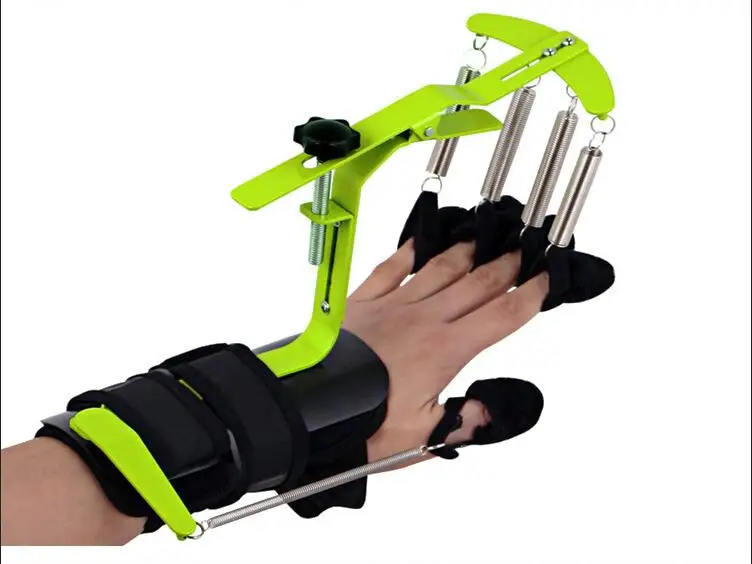 Tanie Dynamiczny nadgarstek palec ręka fizjoterapia rehabilitacja trening orteza dla apopleksji udar HEMIPLEGIA naprawa ścięgna pacjentów