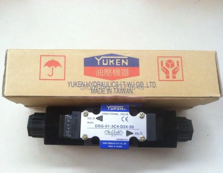 DSG-01-3C2-D24-50 Yuken DSG-01-3C2 соленоидный направленный клапан гидравлический магнитный