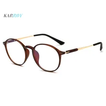 Новое поступление TR90 Ретро Мужские Простые очки круглые мужские близорукие Farmes модные оправы для очков Женские оправы для очков