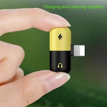 

2 Pcs/lot 2 in 1 Charger Adapter For iPhone X 7 8 Plus Charging Splitter For Lightning Adapter For iPhone 7 Headphone Adapter