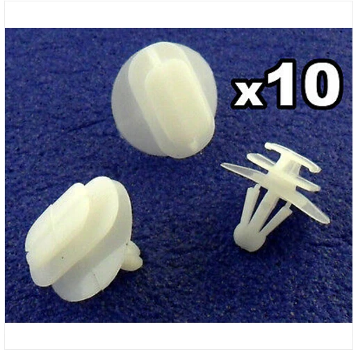 

10x For Renault Plastic Side Moulding / Door Bump Strip Trim Fastener Clips