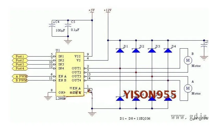 L298N плата драйвера модуль L298 шаговый двигатель умный автомобиль робот макет Пельтье высокой мощности