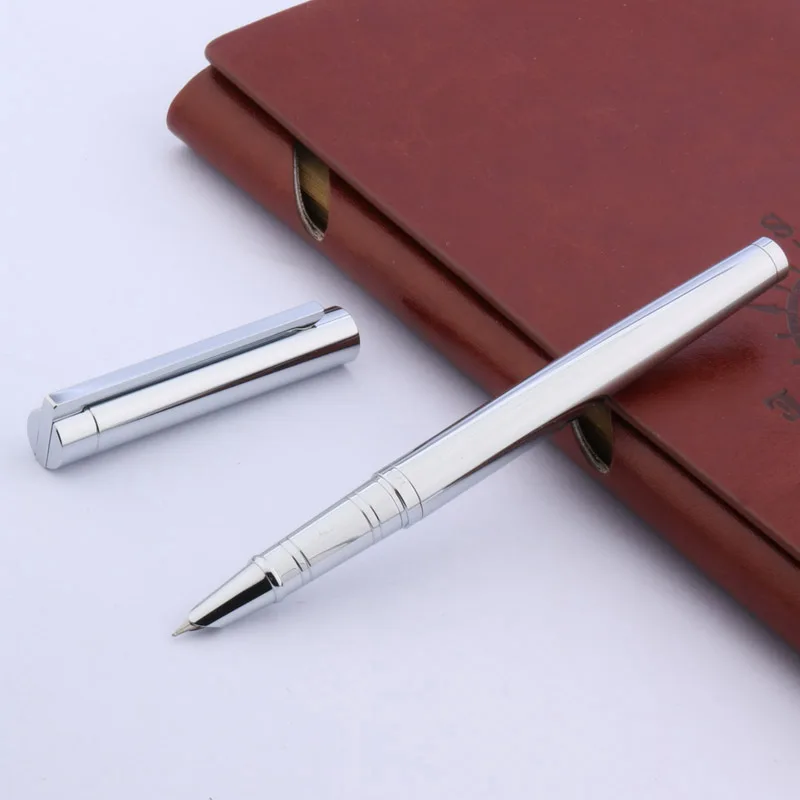 JINHAO 126 перьевая ручка металлическая Серебряная классическая офисная из