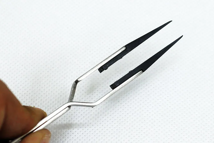 Wozniak PPD ESD259X Anti-static Tweezer Steel esd BGA Tool Rebound Sharp Mouth tweezers