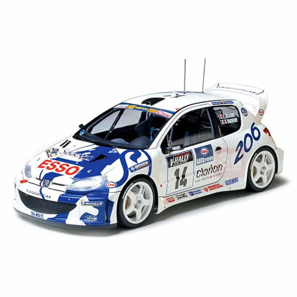 OHS Tamiya 24221 1/24 206 WRC Автомобильные модели автомобиля строительные наборы