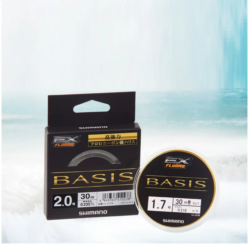 

SHIMANO Fishing lines CL-I37M Transparence nylon line 30m NO.1.5/2.0/2.5 Sea fishing Rock fishing line Fishing Gear
