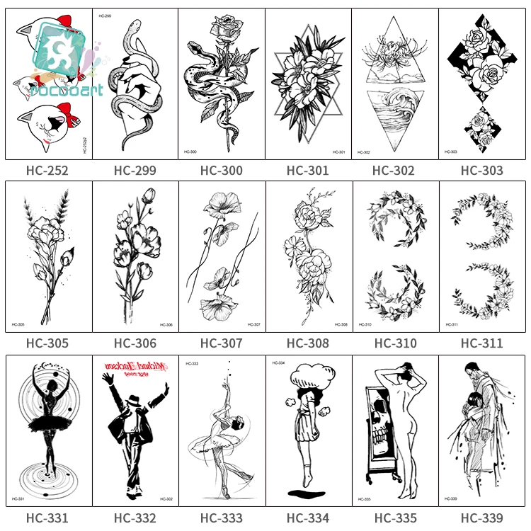 Rocooart زهرة ثعبان وهمية الوشم لطيف أرنب Tatuajes Tatuagem الرقص الملك Taty الجسم الفن للماء المؤقتة الوشم ملصقات Rocooart زهرة ثعبان وهمية الوشم لطيف أرنب Tatuajes Tatuagem الرقص الملك Taty الجسم الفن للماء المؤقتة الوشم ملصقات